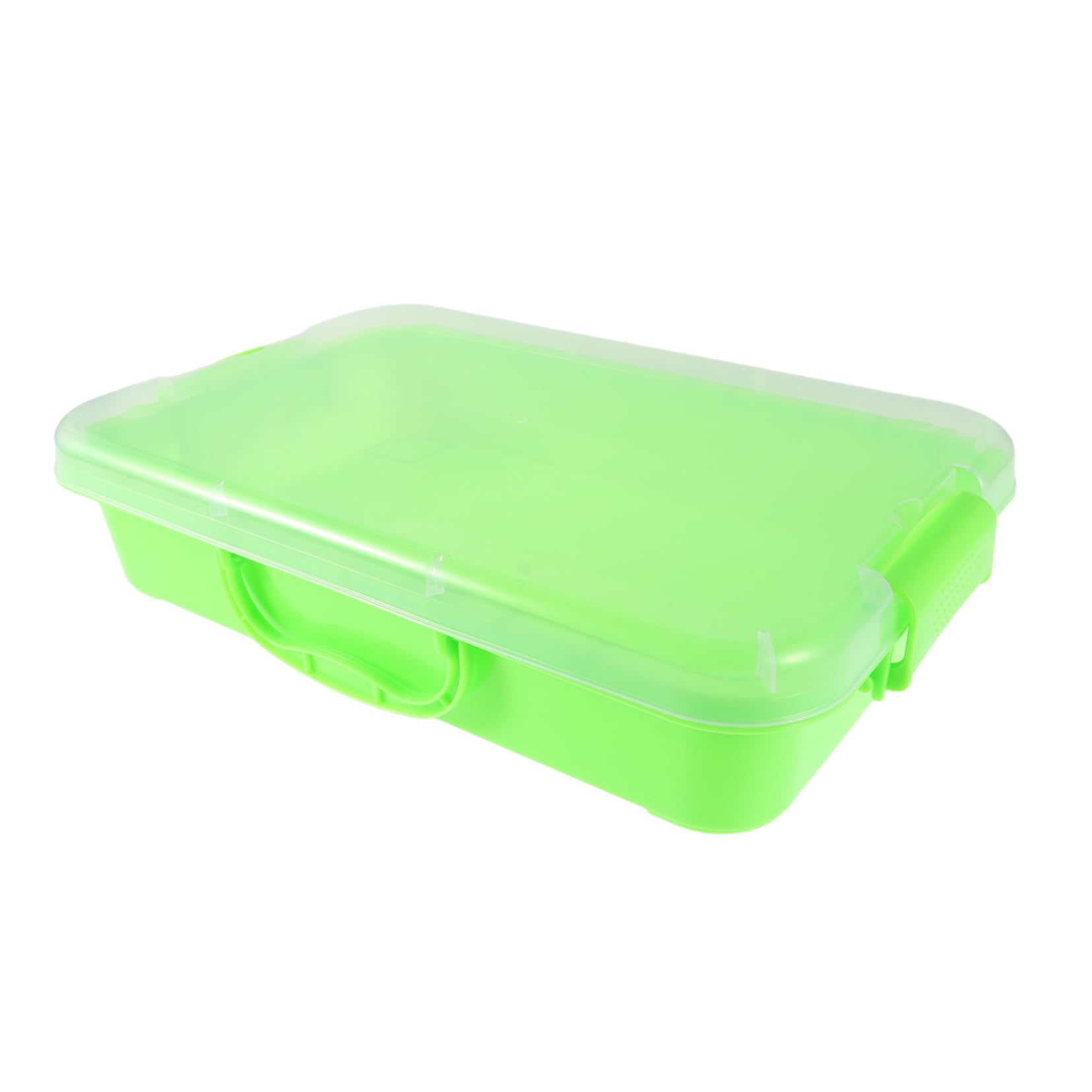 SUPVOX Bac À Sable en Plastique Plateau Sensoriel Portable pour Enfants Thème Espace avec Accessoires Boîte De Rangement Intégrée Jeux Créatifs Intérieurs Et Extérieurs 13.19 X 8.86 X 2.95 in