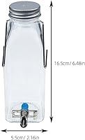 Vista 2 de Dispensador de fuente de agua para mascotas, botella de agua pequeña para conejos, botella de agua colgante para conejos, botellas de agua colgantes