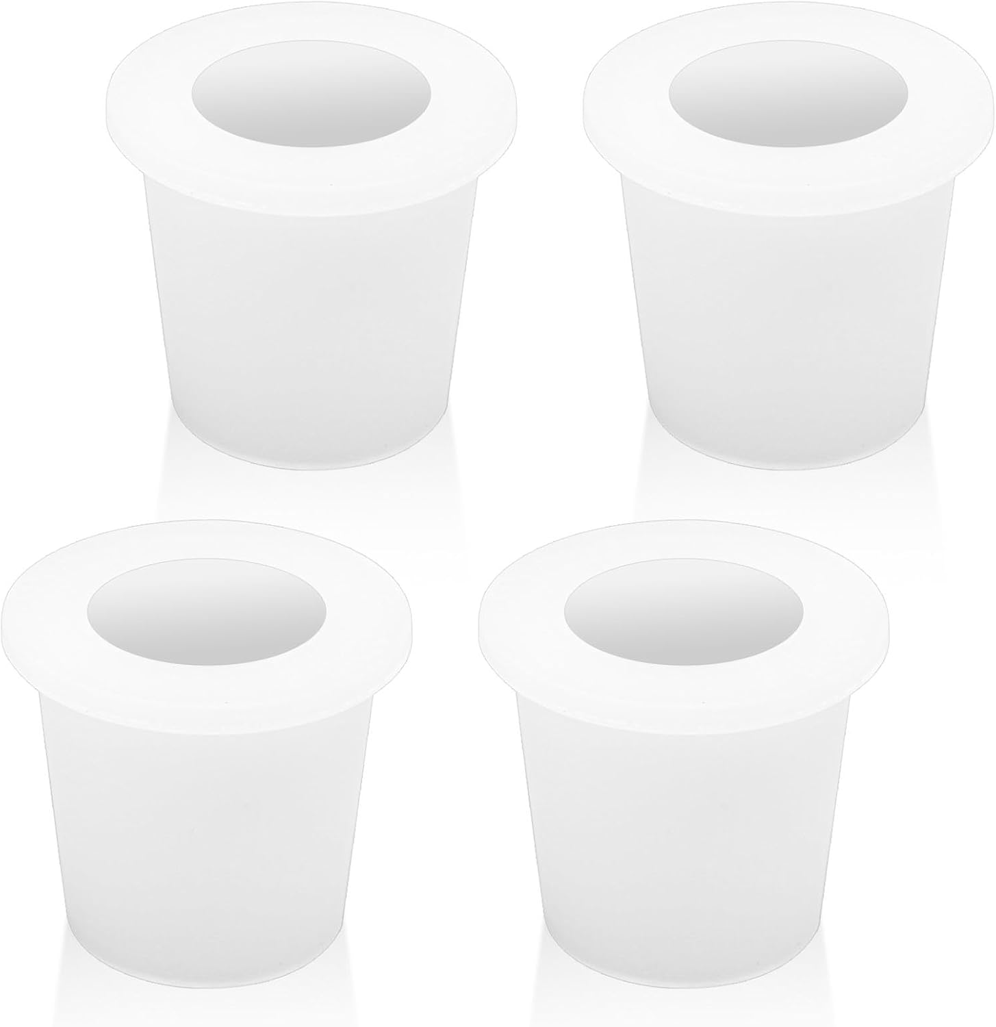 4Pcs Patio Table Umbrella Hole Ring Plug, Silicone Pool Umbrella Sleeve Stabilizer