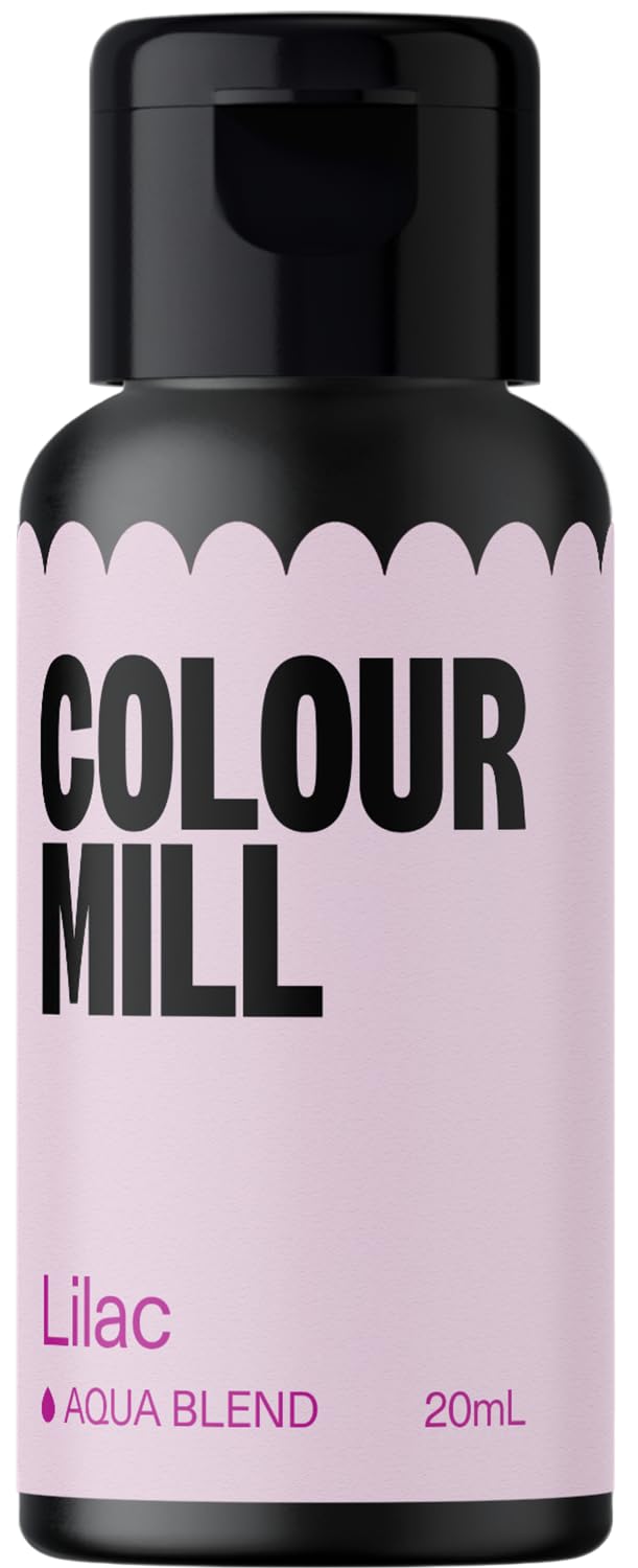 Colour Mill Food Colouring - Lilac - Water Based Food Colouring Liquid - 20ml - Ideal for Cake Baking and Decorating - Vegan Food Colouring - Gluten Free 20ml