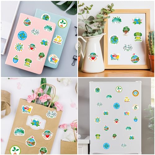 1000Pcs Earth Day Stickers - Waterproof Vinyl Decals for $6.99