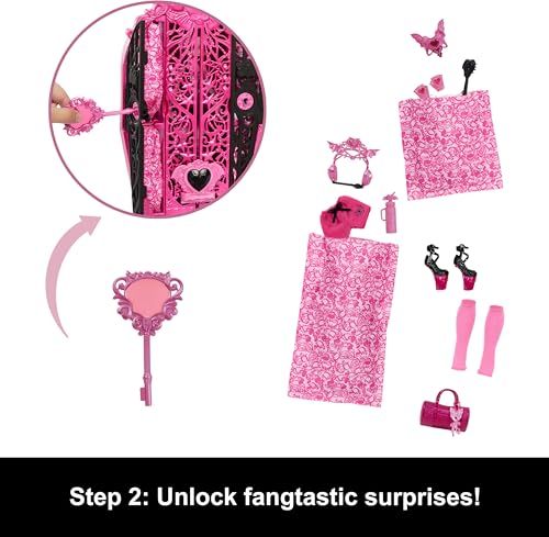 Muñeca Monster High Draculaura con Closet y Accesorios miniatura 4