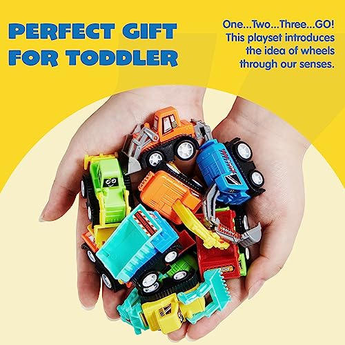 Joyin 15732 12-Piece Mini Construction Car Set, Plastic, Unisex, Non-Riding Toy Vehicle thumb #5