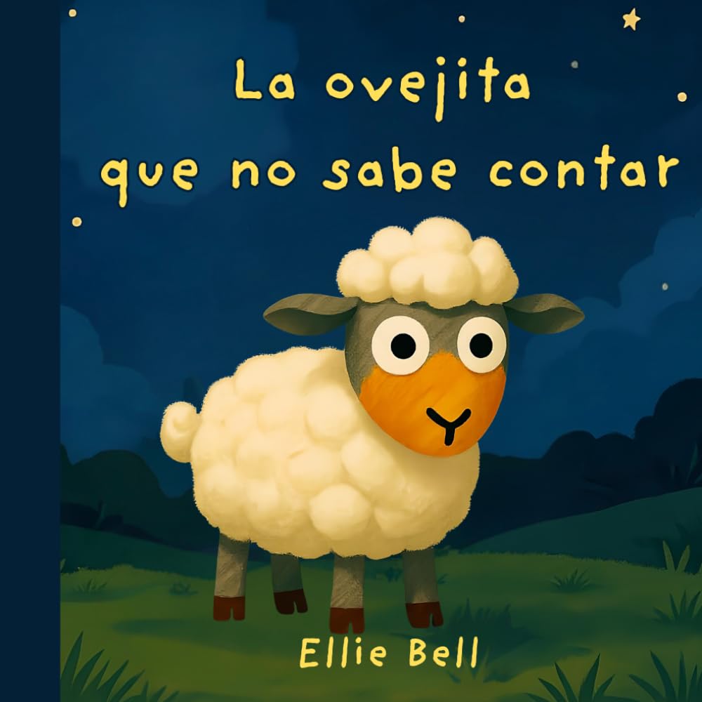 La ovejita que no sabe contar: Un cuento para dormir que enseña a contar del 1 al 10 | Libro infantil ilustrado para niños de 3 a 5 años