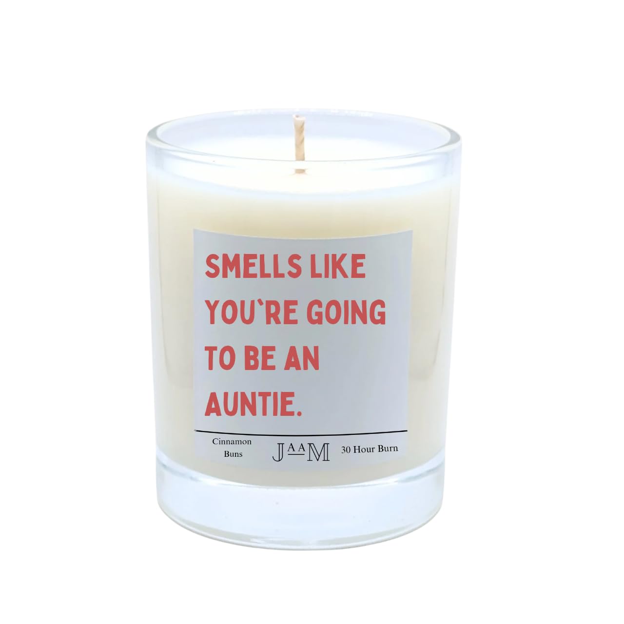 New Auntie Candle with Matches Gift Set. 200ml Soy Wax Candle for Her New Auntie (Pina Colada)