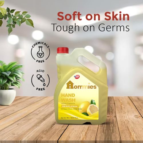 Image of Hommies Liquid Handwash, 5 Litre Lemon