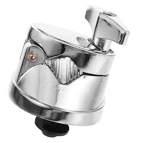 Toddmomy Zinc Alloy Drum Leg Mounting Base Clamp Holder Mount for Rack Drum Set Accessory