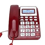 Corded-Telephone-Landline-Telephone-with-Speaker-Voice-Recorder-Caller-ID-Display-Big-Buttons-Mute-Mode-Dual-Interface-Calculator-Function-Wired-Telephone-for-HomeHotelOffice