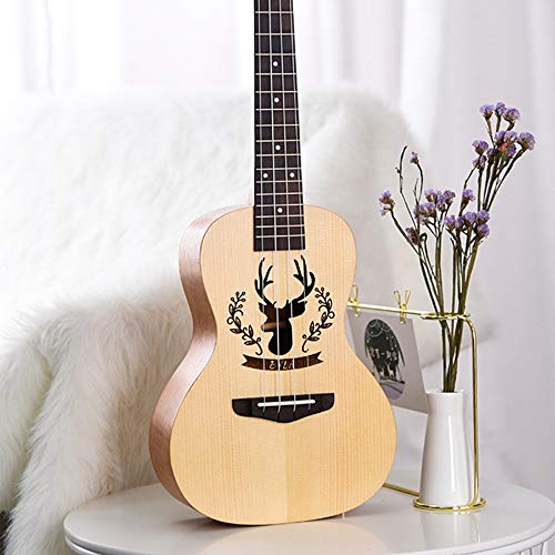 TnSok Guitare hawaïenne Instrument Ukulele Starter Guitare Ukulélé Cadeau Présent Naturel et Bois Brun Ukulele (Color… - Les Beatles, Paul McCartney, John Lennon, RIngo Starr, George Harrison TnSok Guitare hawaïenne Instrument Ukulele Starter Guitare Ukulélé Cadeau Présent Naturel et Bois Brun Ukulele (Color… – Image 3