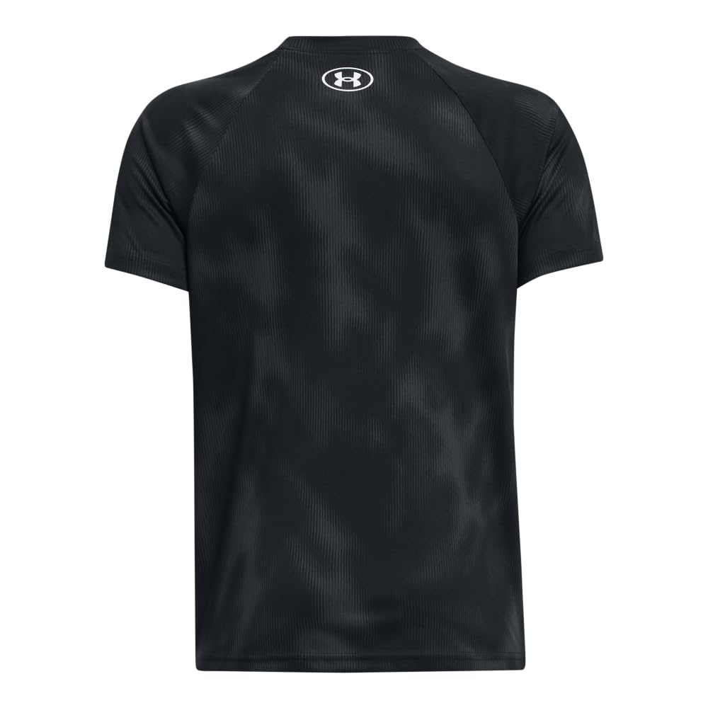 Under Armour Chłopięca koszulka z krótkim rękawem z nadrukiem Tech Big Logo