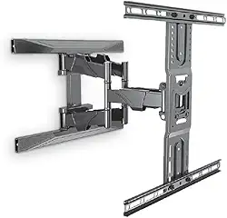 Suporte TV Articulado 32 a 86 Polegadas Universal Padrão VESA Até 46kg Regulável e Inclinável Horizontal Quarto Sala Preto