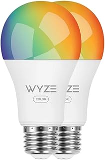 Bulb Color, 1100 Lumen WiFi RGB and Tunable White A19 Smart Bulb, Works ...