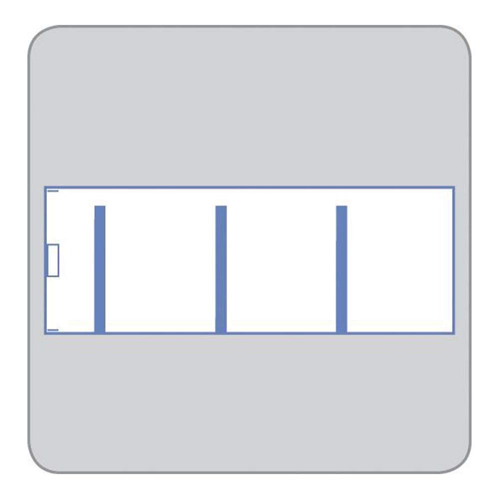 Medline Full-Size C-Arm Surgical Drapes with 2 Elastic Bands, Clear Poly Film, 41 Inches x 74 Inches, Case of 20 Each
