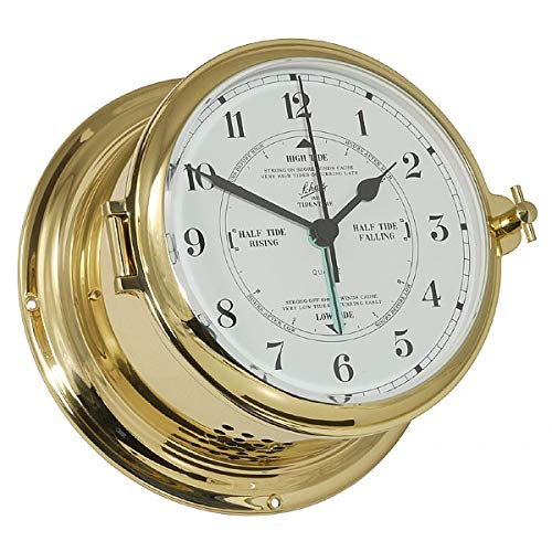 Schatz Brass Tide Clock