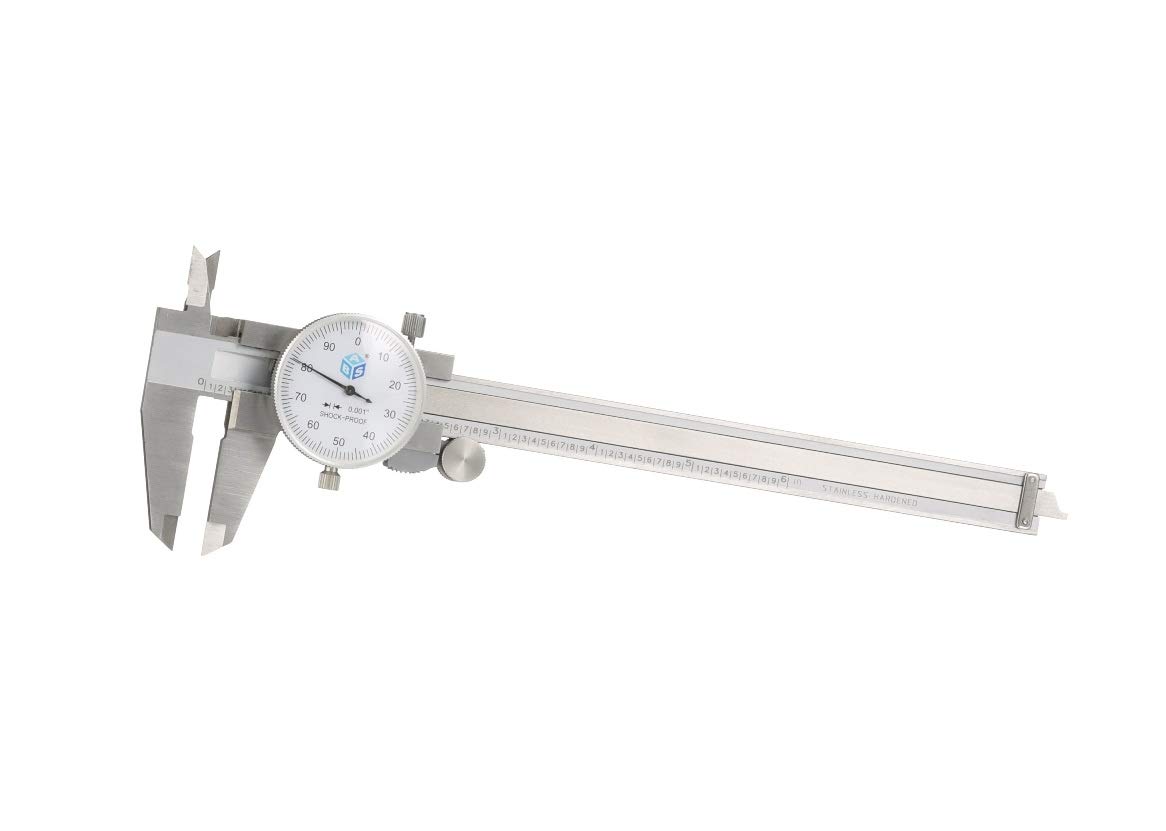 HHIP 4100-0021 Dial Caliper, 8", 0.001"