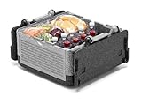 Flip-Box Large Insulation Box - Fits 45 Cans, Collapsible, Insulated, Lightweight, Portable, Waterproof – Great for Parties, Picnics, Camping, Beach, Tailgating, Fishing, Hunting, Boating and More!