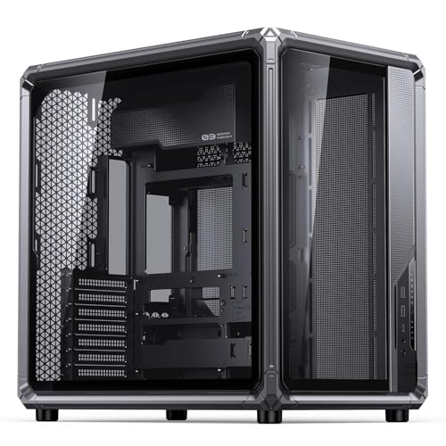 Image of JONSBO X400 Gray ATX PC Case, Back-Connect Desktop Case,MB Auxiliary Air Guidance Cooling System, E-Sport Assistant,2 Sides SP 360 AIO,SP 427mm GPU, ATX<180mm,Compatibility /Heat Dissipation,Gray