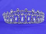 Princess Diana Cambridge Love Knot Replica Wedding Rhinestone Crystal Pearl Tiara Crown DA4