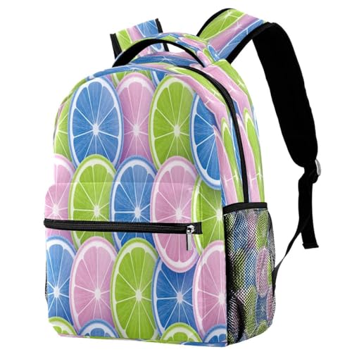 Sac à dos d'école pour adolescentes et voyage style Pop Color multicolore 40cm