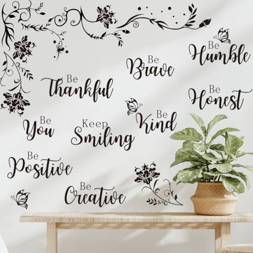 Stickers muraux citations inspirantes Runtoo pour décorer sa chambre