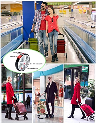 Tragbarer Trolley / Faltbarer Einkaufstrolley / Klappbar und Teufelsmarkt Hilfsmittel Auto Treppe – Bild 8