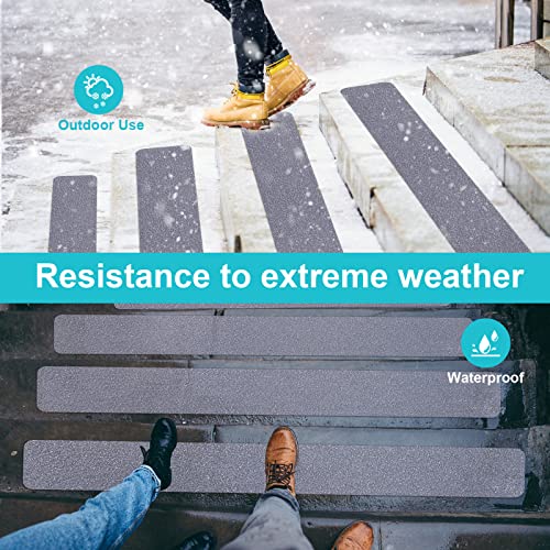 Image of Anti Slip Tape, Waterproof Self Adhesive Grey 12 inchx32.8Ft Grip Tape | Heavy-Duty High Traction Tape, Wear Resistant Indoor & Outdoor Stairs, Ramps, Walkways, Skateboards