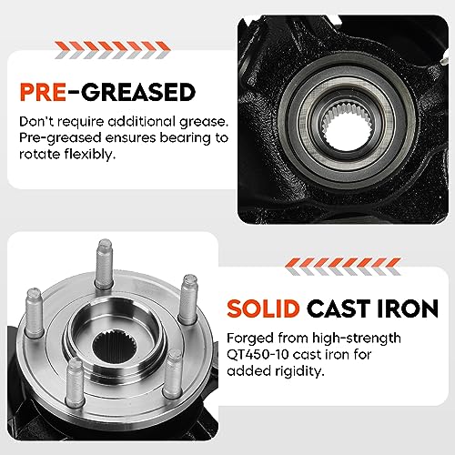 image for AEagle Front Right Steering Knuckle & Wheel Bearing Hub Assembly for F