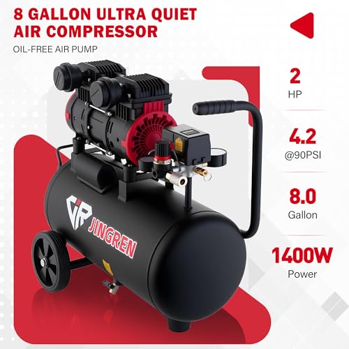 JIR JINGREN 8 Gallon Ultra Quiet Compressor