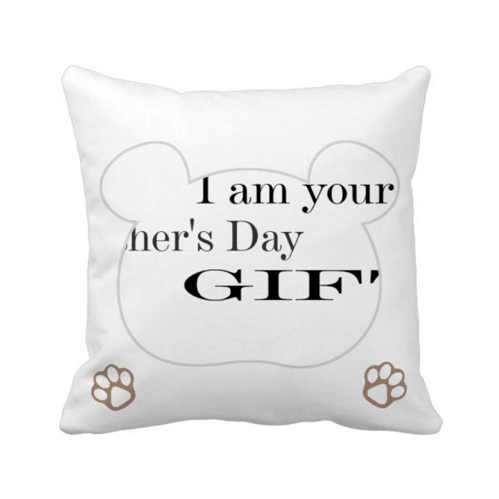 Housse de coussin carrée Dad pour canapé de salon et espace de lecture cosy