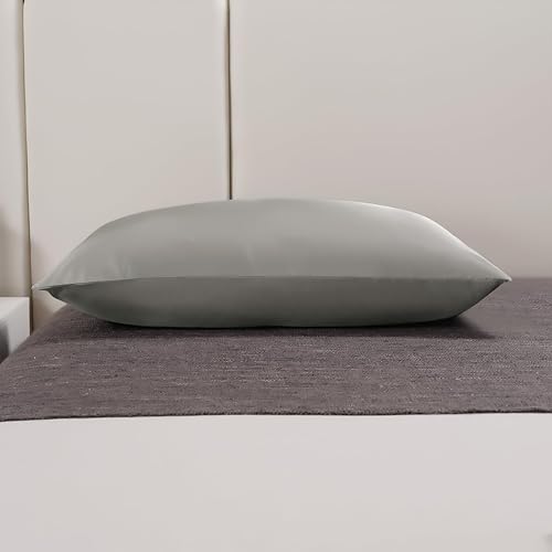 Miniatura 4 de FCHJXTL 19 Momme - Funda de almohada de seda de morera natural para cabello y piel con cremallera oculta, suave, transpirable, suave refrescante,