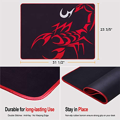 DESIGNA 47'' Gaming Desk for Home Office - Image 7