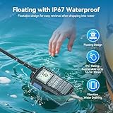 Retevis RM01P VHF Radio Marine, Floating Vibration 88 Channels, 1750mAh, Type C, IP67 Waterproof VHF Radio Marine Handheld, RM01 Upgraded Version for Fishing Boating and Transport Vessels(1 Pack) - Image 3