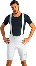 Bretelle De Ciclismo Free Force Training Branco Forro Invert Air Gel Confortável Profissional Mtb Speed - 3G