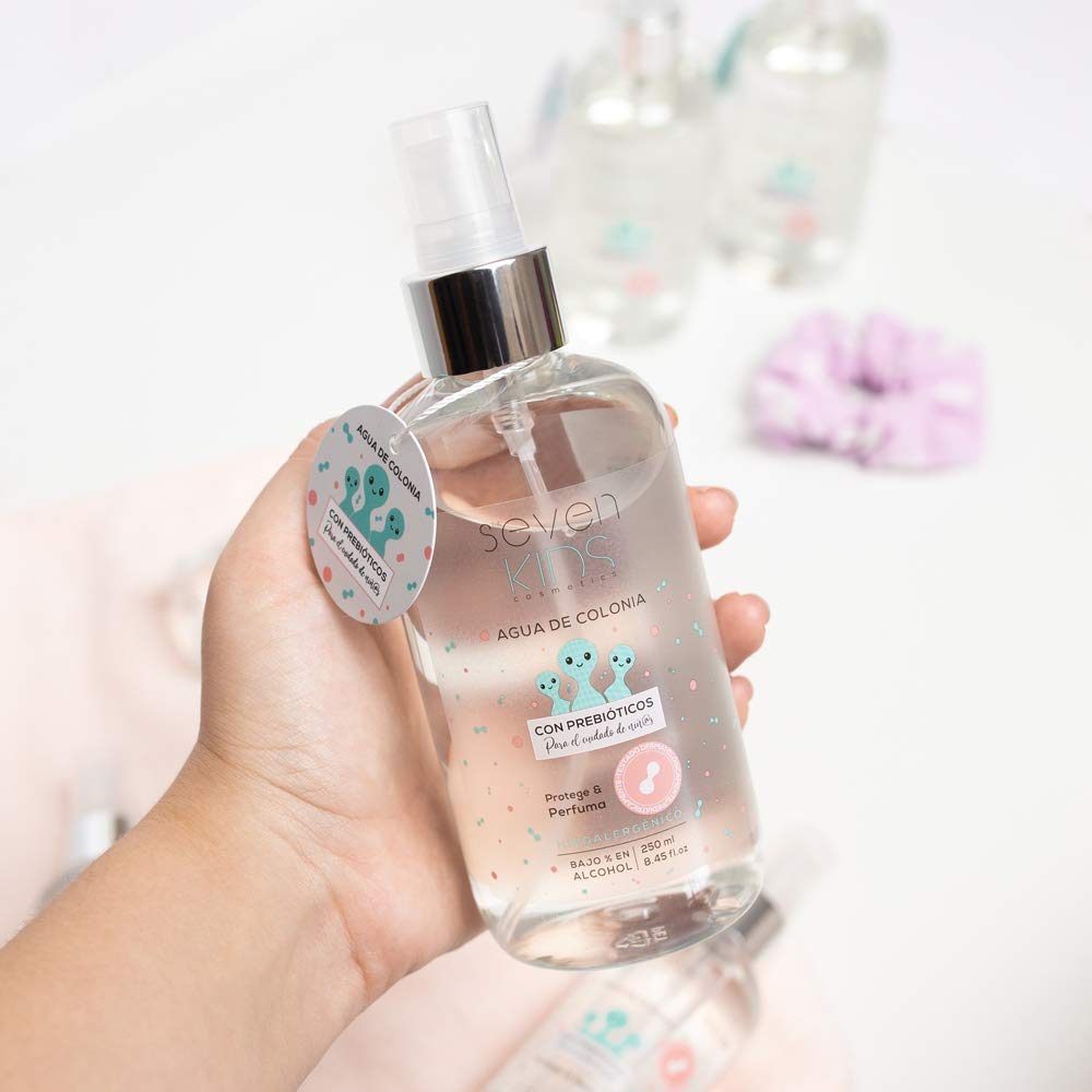 Seven Kids - Agua de Colonia Infantil con Prebióticos y Vitamina B3 o Niacinamida que Protege y Perfuma (250 ml.)