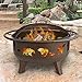 Landmann 23875 Firedance Bear & Paw Fire Pit, Metallic Brown