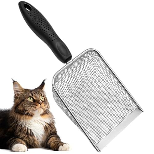 Pá Higiênica De Areia Para Gatos - Pá Higiênica Para Caixa De Areia - Peneira de Areia para Gatos e