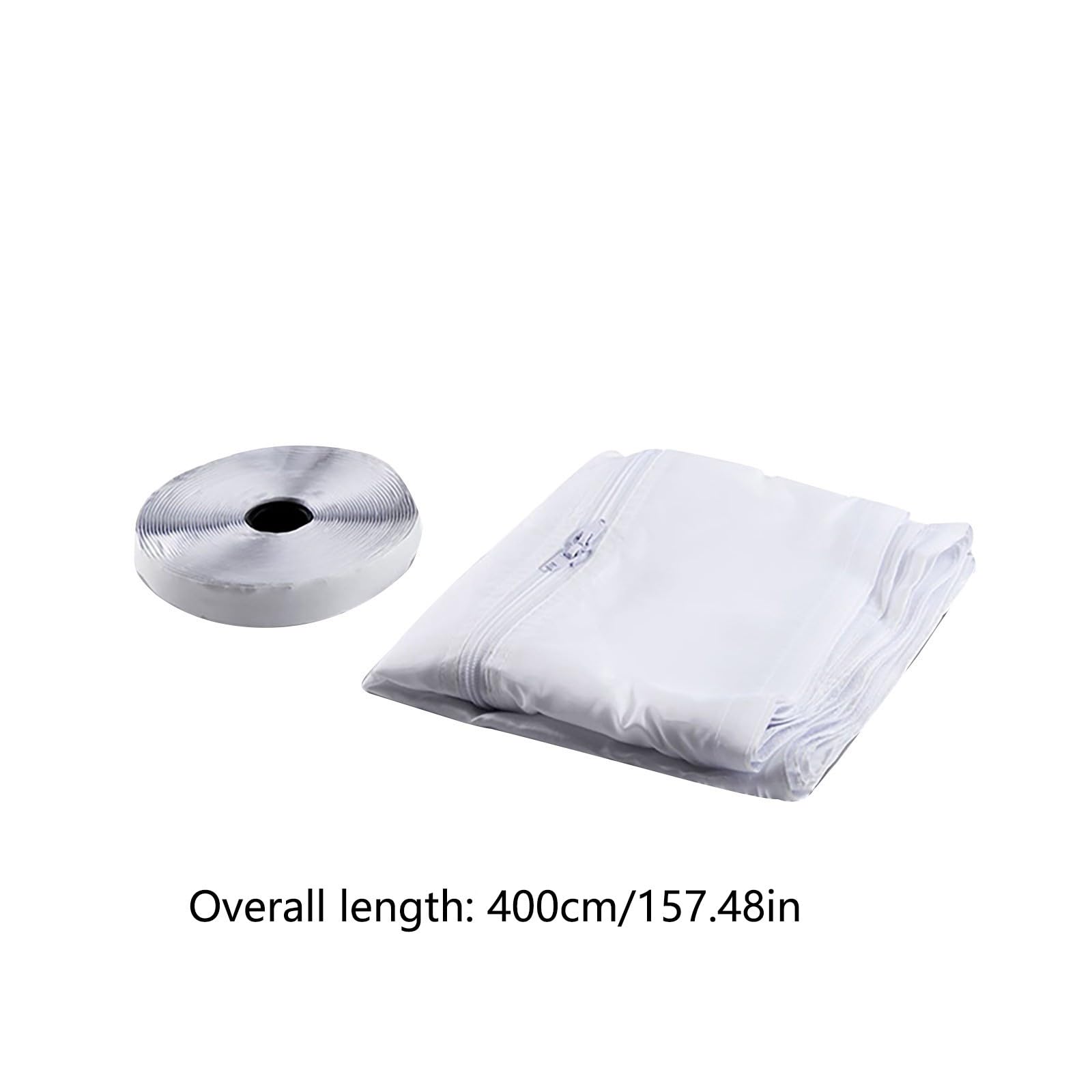 Kit di guarnizioni per finestre AC portatile, sfiato regolabile per finestre con apertura interna ed esterna, compatibile con condizionatori d'aria portatili a tubo singolo e doppio, lunghezza 4 m/5 m