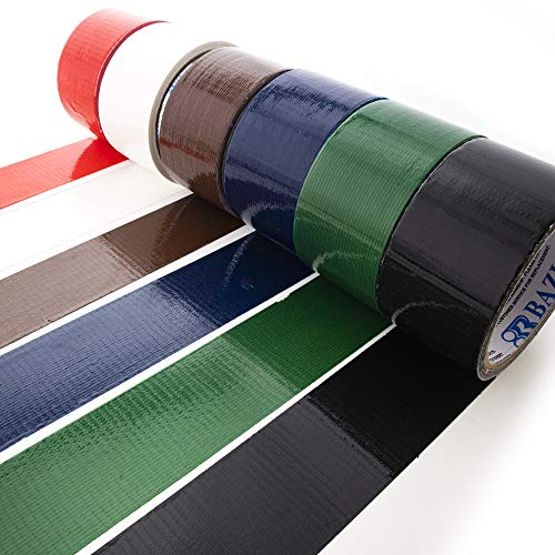 Image of BAZIC PRODUCTS White Duct Tape, 1.88 in x 60 Yd, 4-Pack | aggressive adhesive that tears by hand for repairs