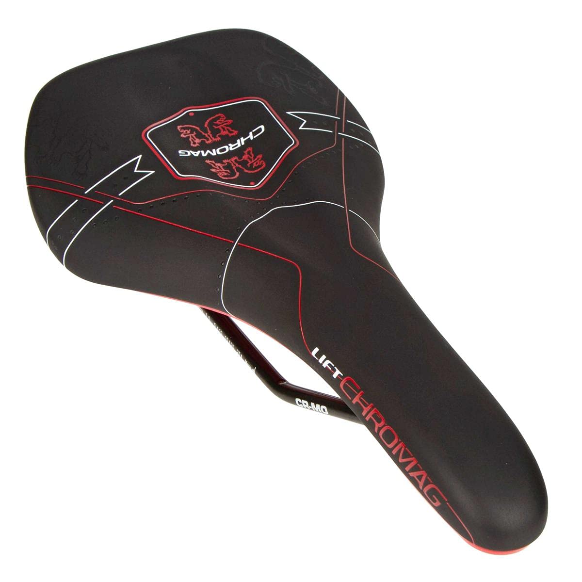 Chromag Lift Saddle Black/Red, 140Mm