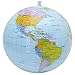 NLLeZ 1 unid 30 cm Globo Inflable Mundo Tierra océano Mapa Bola geografía Aprendizaje Educativo Playa Pelota Juguete Juguete casa Oficina decoración Playa Bola de Playa