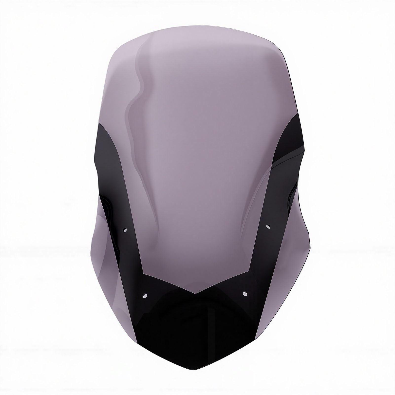 SIXRUN Parabrezza per NMAX155 Schermo Anteriore Moto Grigio Materiale Antiurto Design Ottimizzato del Flusso d'aria Sostituzione per NMAX155 2016 2017 2018 per Ciclisti Pendolari Urbani