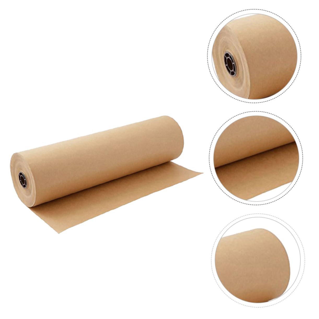 Braune Geschenkpapierrolle aus Kraftpapier 2 Rollen