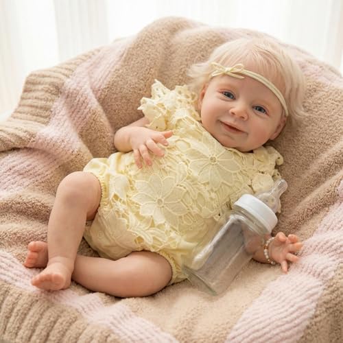 Muñeca Reborn Realista Niña de 18 Pulgadas miniatura 1