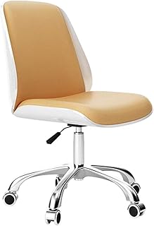 HHJJ Silla de Juego Silla Ejecutiva Silla giratoria Silla de Escritorio Silla de Escritorio PU Padding Ultimate Comfort Design Solid Wood Frame Computer Sky Silla Rodamiento 150kg -32668P8N0N