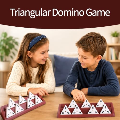 Juego de Dominó Triangular Doreimi para 2-4 Jugadores miniatura 5