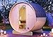Produktbild FinnTherm Fass-Sauna Mini 160 unbehandelt | Vormontiert - Gartensauna Außensauna