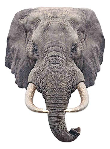 STAR CUTOUTS Masque Visage éléphant avec défenses