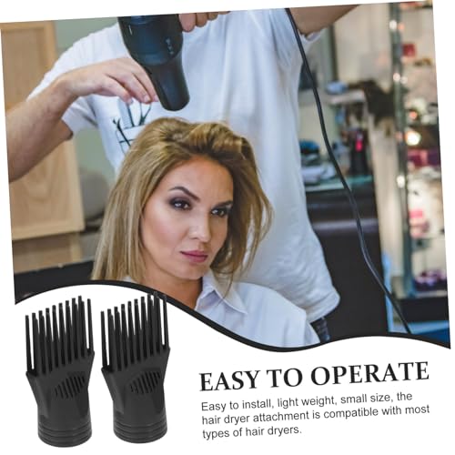 Healeved 2stücke Föhn Aufsatz Kamm Haartrockner Föhn Kammaufsatz Universal Kammaufsatz Kompatibel Mit Meisten Föhn-modellen Luftdüse Für Gleichmäßige Wärmeverteilung