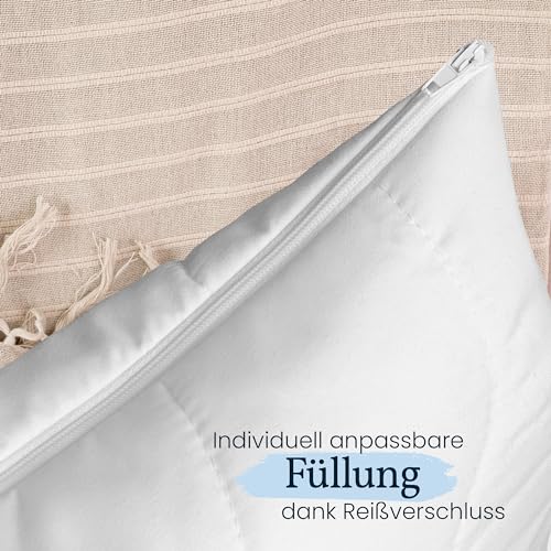 Gentle North Hochwertiges Seitenschläferkissen 40 x 145 cm – Langes Kissen für Seitenschläfer...