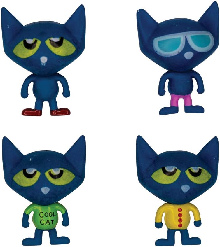 GEDDES Raymond Pete The Cat 3D Eraser (Tub of 24)